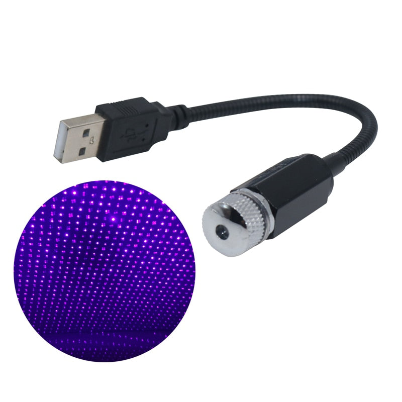 Mini LED Auto Dach Stern Nacht Lichter Projektor Licht Innen Umgebungs Nacht Sternen Himmel USB LED Dekorative Lichter