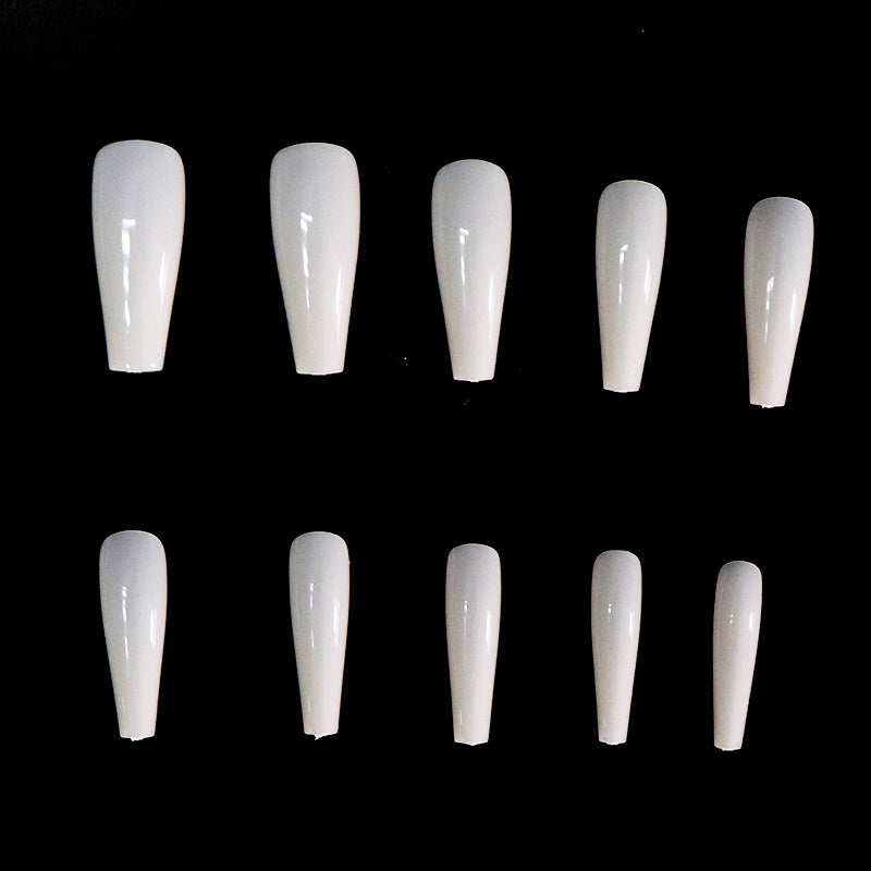 100/500 pièces/sac fausse ballerine naturel/Transparent cercueil faux ongles manucure ongles pour Extension et Protection Nail Art