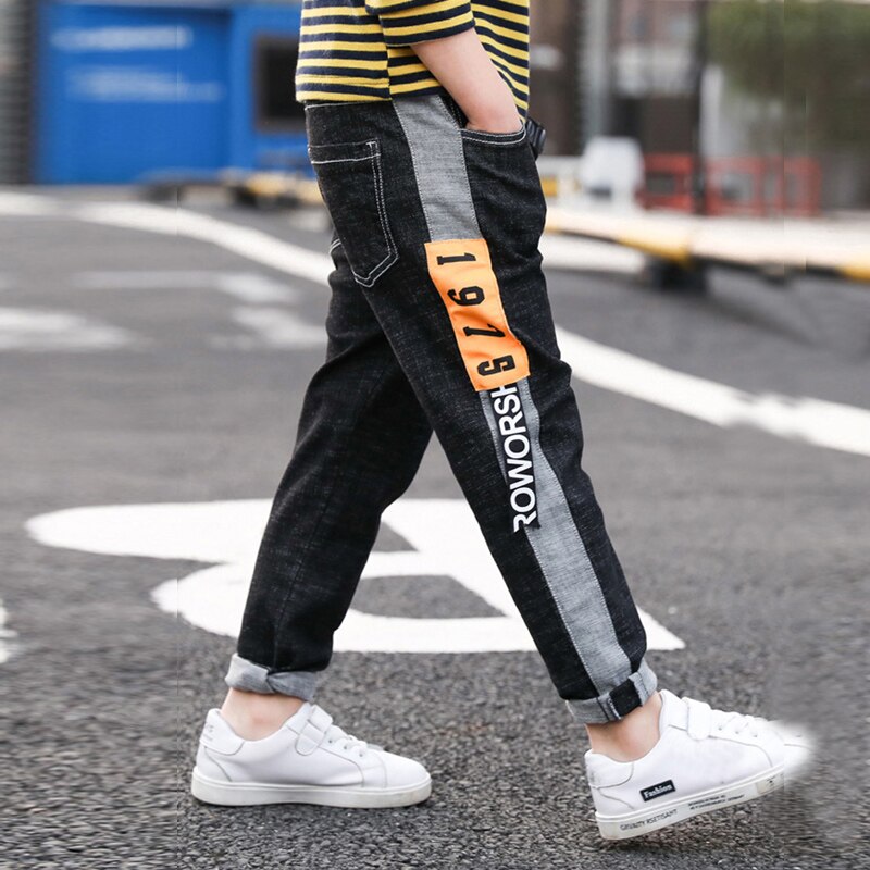 Boys Jeans Denim Trousers Kids Clothes Children Clothes Spring  Straight Cowboy Trousers Casual Pants 2-6 Years