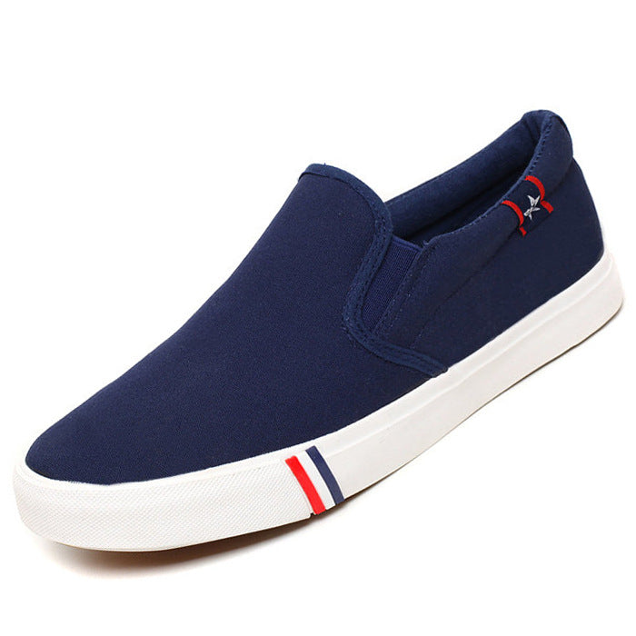 Mens Shoes Canvas Spring, Summer Slip-on Unisex, Fashion Sneakers Flats Breathable, Light Lovers Shoes Footwear