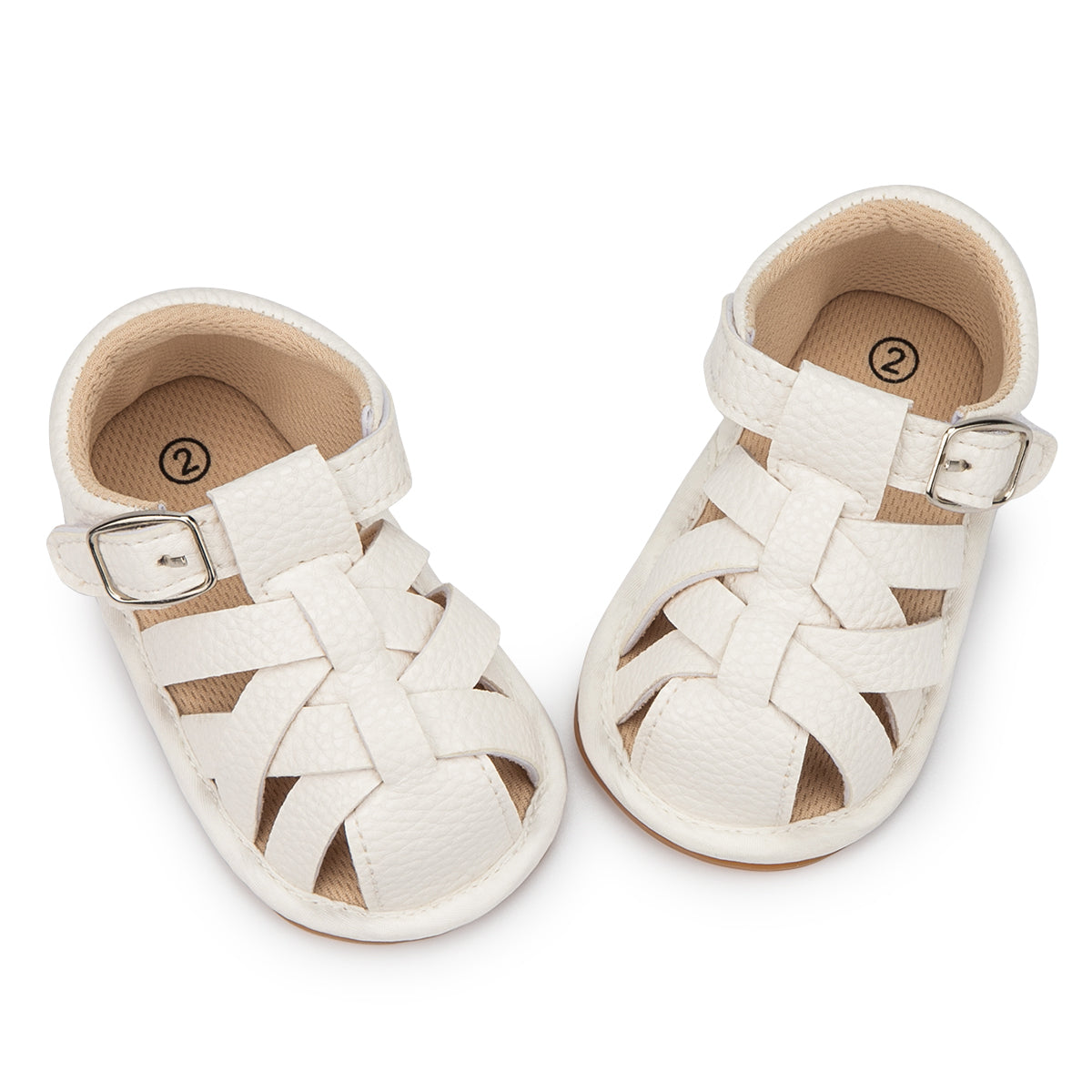 Baby Summer Sandals: Rubber Sole, Non-Slip Infant Shoes for Boys and Girls, Perfect for Toddler First Walkers and Newborns