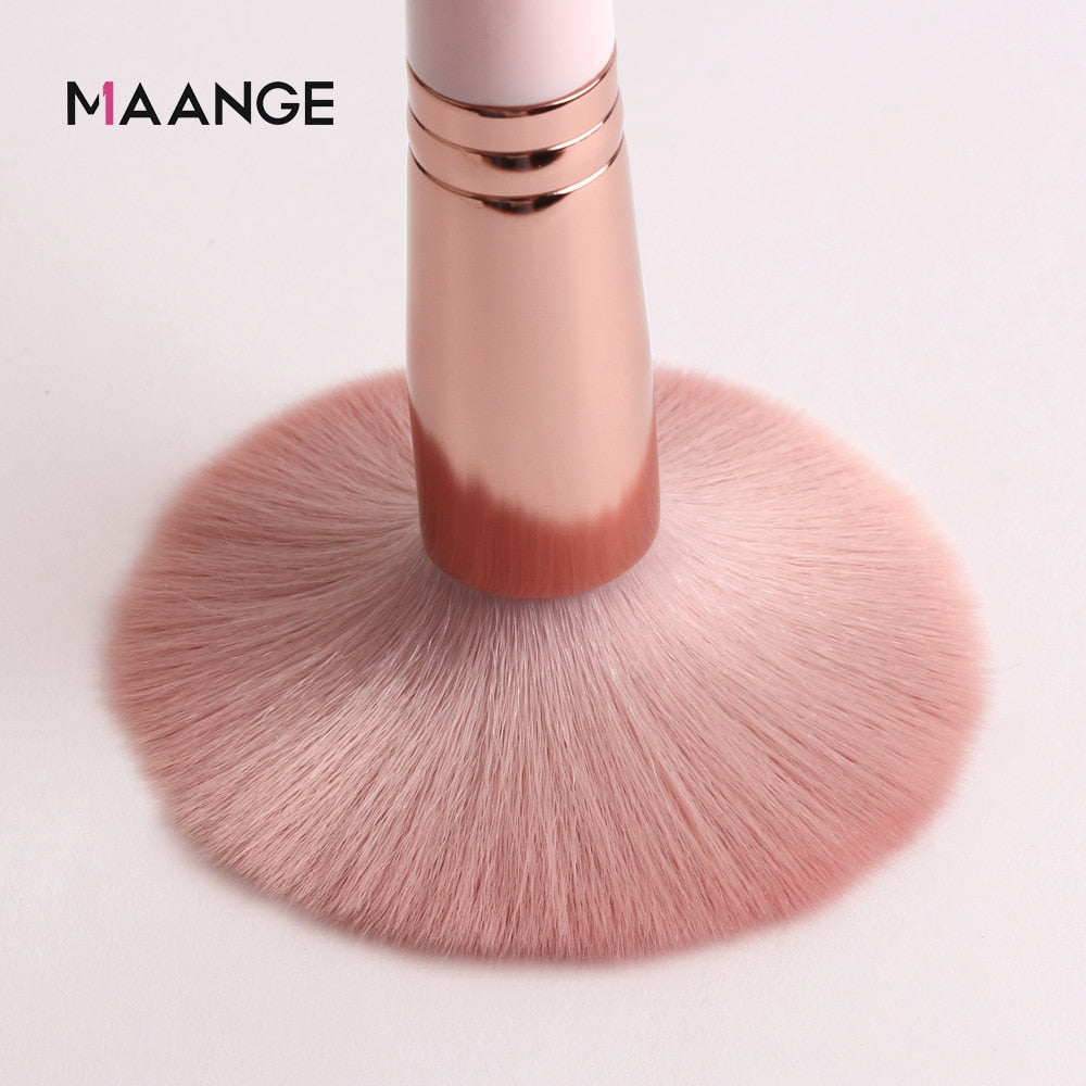 Make-up-Pinsel Pro Pink Brush, Set Puder-Lidschatten-Mischung, Eyeliner-Wimpern-Augenbrauen-Make-up, Beauty-Kosmetikpinsel