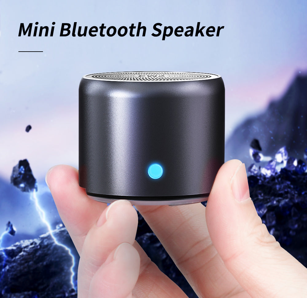 Profesional Mini Bluetooth Speaker,Custom Bass Radiator, IPX7 Waterproof, Super Portable Speakers, Travel Case Packed