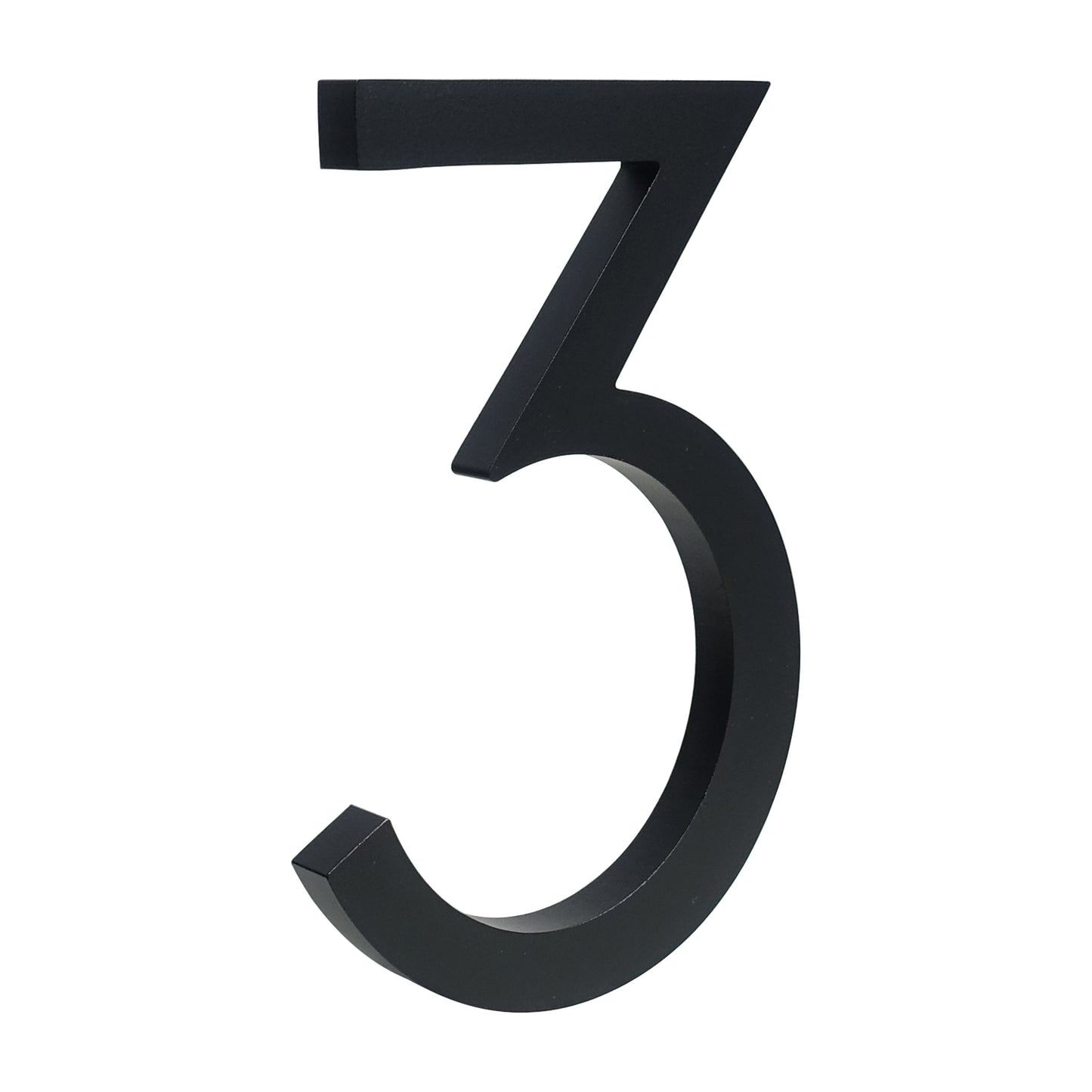 Big Black House Number Floating Sign Modern Door Numbers Building Signage Outdoor Numer Address