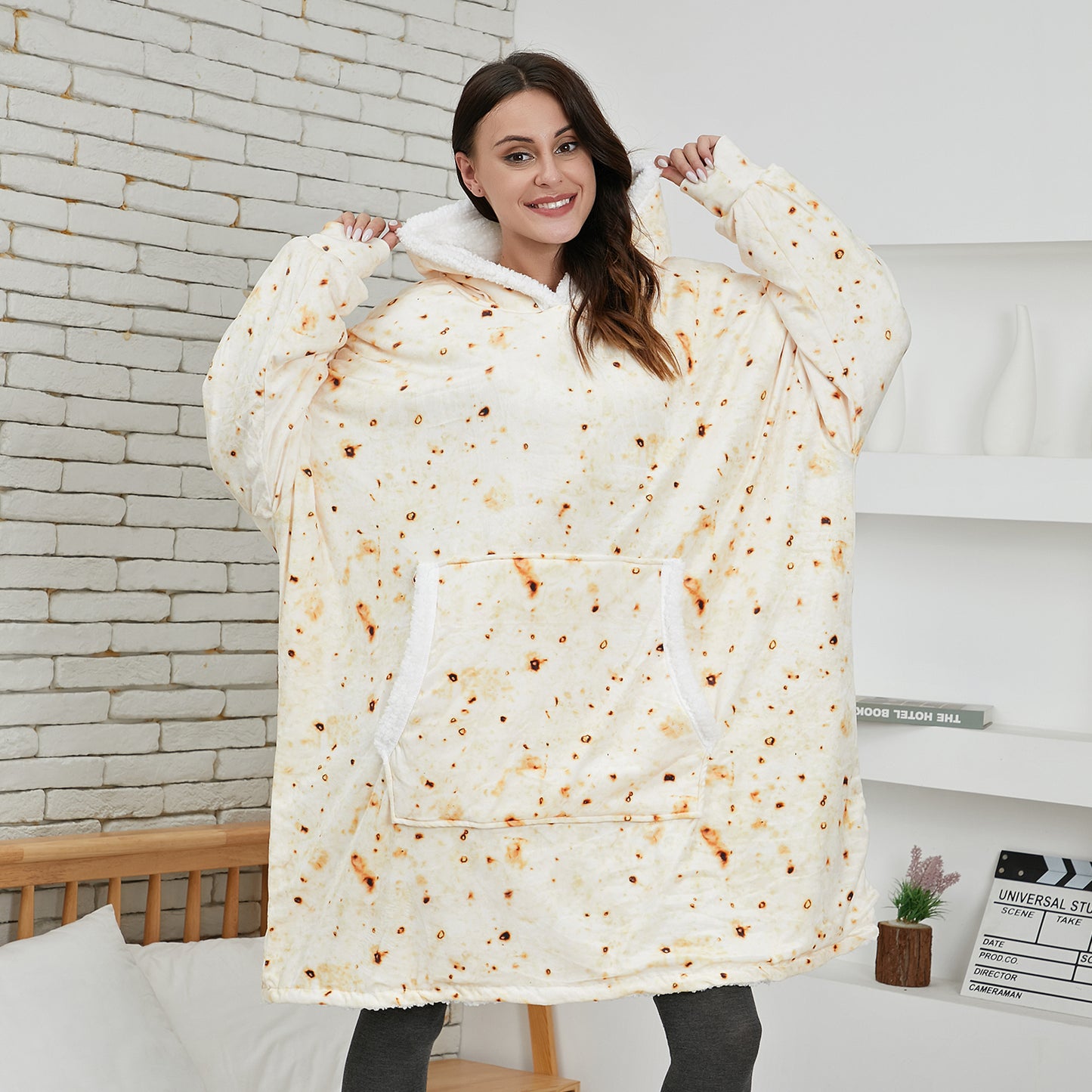 Oversized Hoodies Sweatshirt Women Winter Hoodies Fleece Blanket With Sleeves Pullover Oversize Women Hoody Sweatshirts