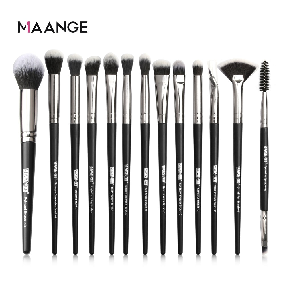 Make-up-Pinsel Pro Pink Brush, Set Puder-Lidschatten-Mischung, Eyeliner-Wimpern-Augenbrauen-Make-up, Beauty-Kosmetikpinsel