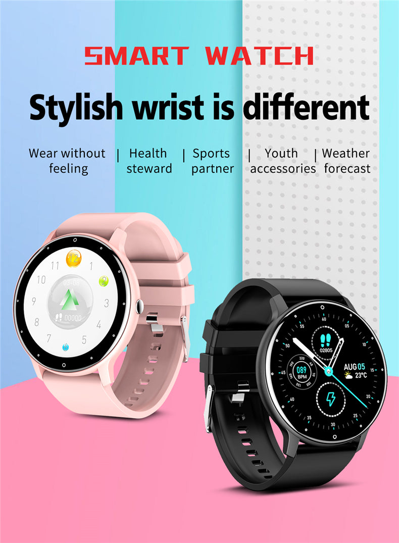 Smart Watch Men Full Touch Screen Sport Fitness Watch IP67 Waterproof Bluetooth Smartwatch Men