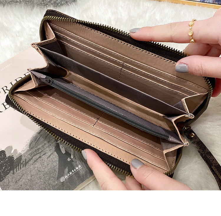 Women's Brand Clutch Purse Ladies Money Wallet for Women's Clutch Bag Slim Female Wallet Card Holder Uneven Wallets Made Leather