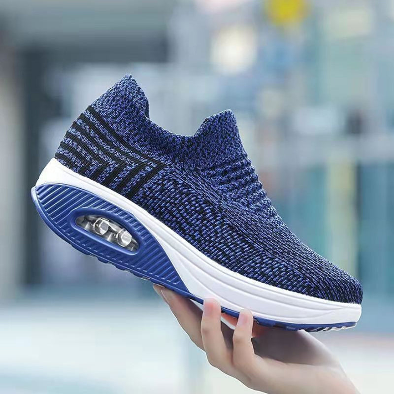 Women's Sneakers, Platform Orthopedic Shoes, Woman Casual Mesh Walking Shoe, Slip Footwear