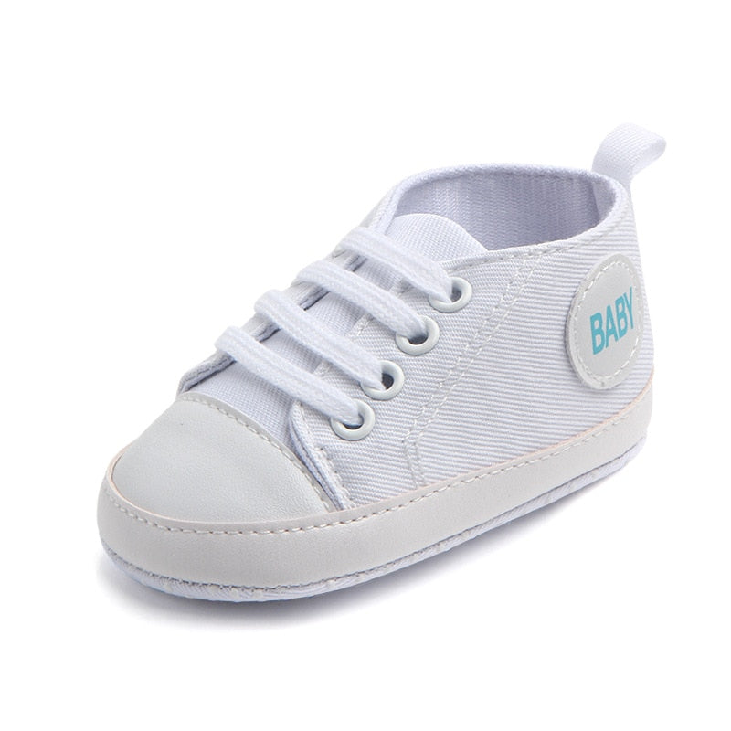 Bébé toile classique baskets nouveau-né sport bébé premiers marcheurs chaussures infantile enfant en bas âge anti-dérapant bébé chaussures