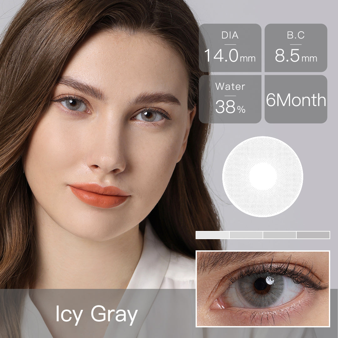 Natural Color Lens Eyes 1Pair Color Contact Lenses For Eyes, Beauty Contact Lenses Eye Cosmetic Color Lens Eyes