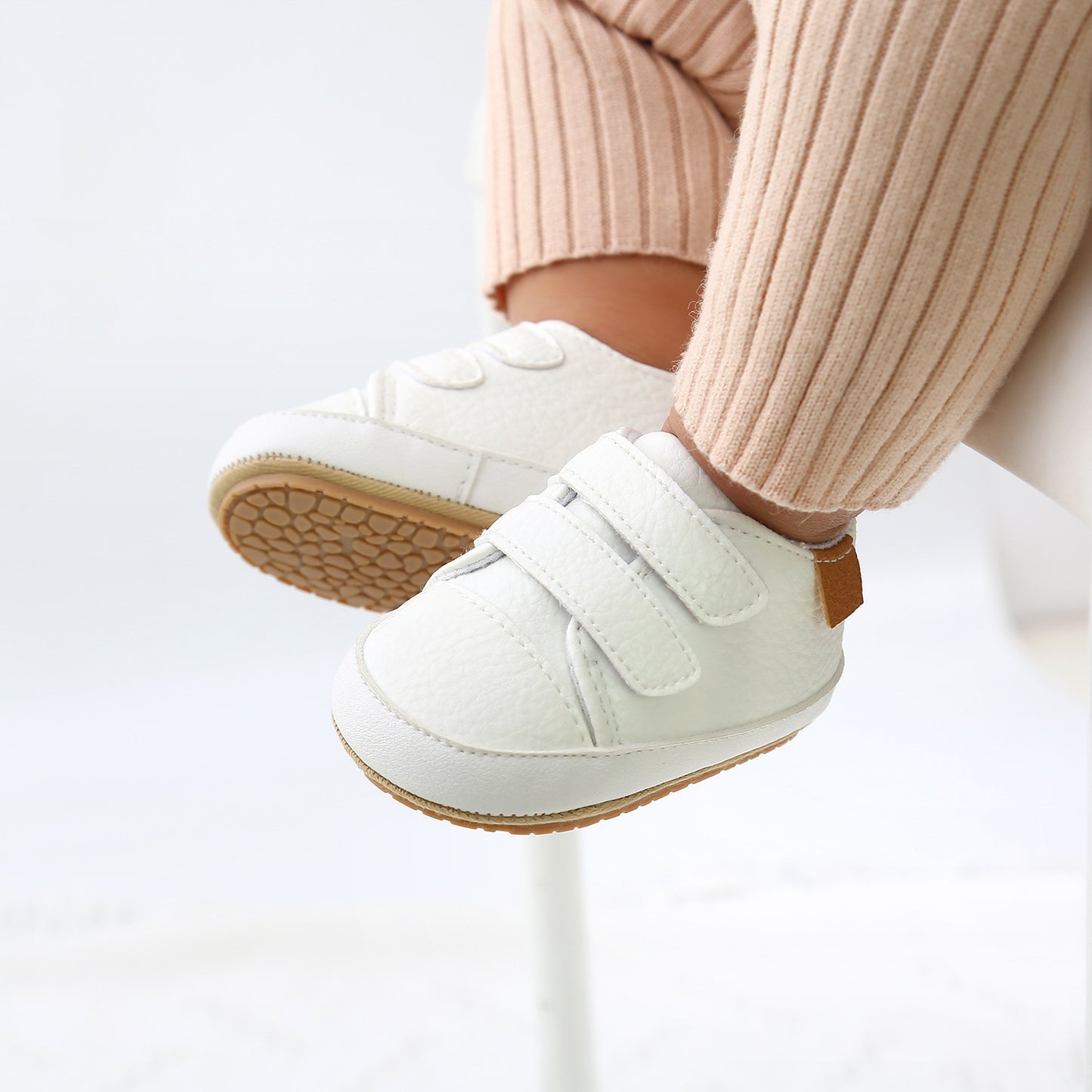 New Baby Shoes Retro Leather Boy Girl Shoes Multicolor Toddler Rubber Sole Anti-slip First Walkers Infant Newborn Moccasins