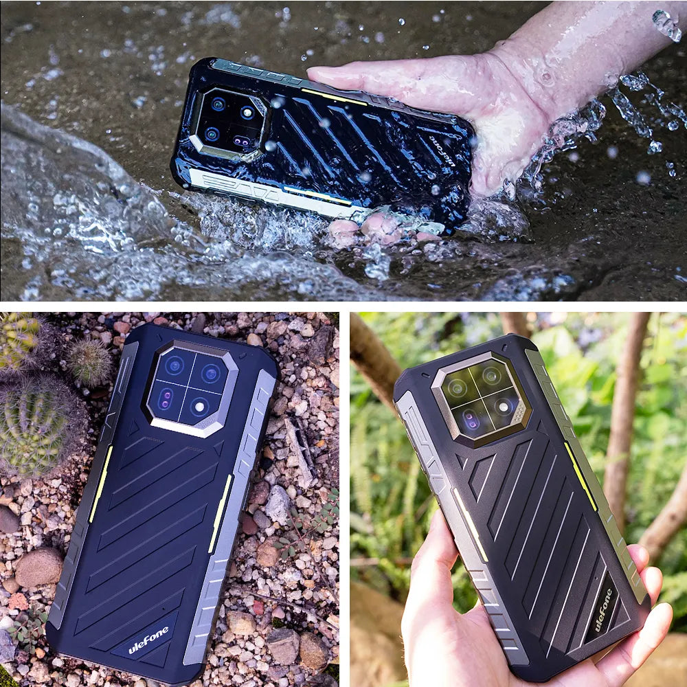 Ulefone Armor 22  Rugged Phone, 16GB (8GB+8GB) RAM, 128GB/256GB ROM, Android 13 Smartphone, NFC, 4G Phone