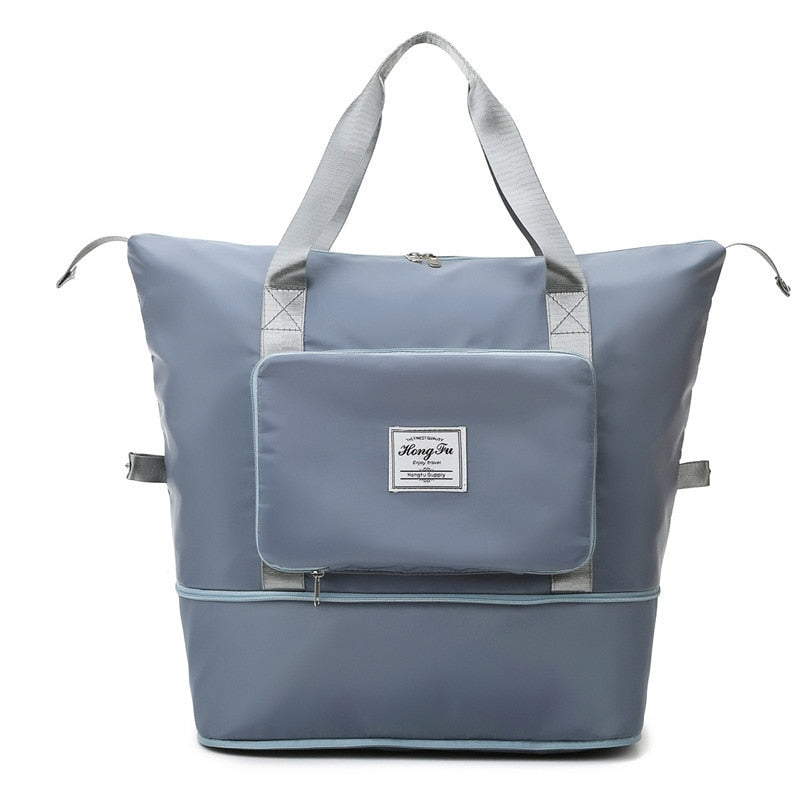 Sac de grande capacité pliable pour femmes, sacs de sport pour femmes, sac à bandoulière, sac d'entraînement pour femmes, sac à main à poignée de voyage, sac à bandoulière de sport