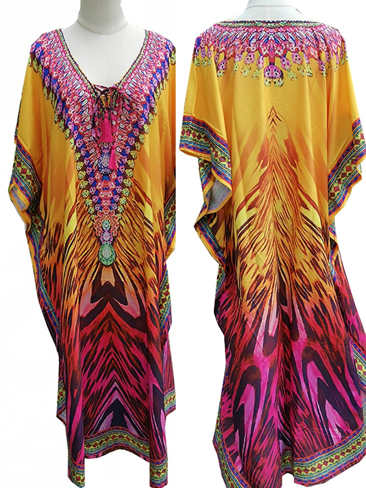 Strand Cover Up Robe Plage Vestido Playa Strand Pareo Badeanzug Cover Up Bademode Badeanzug Frauen Maxi Kleid