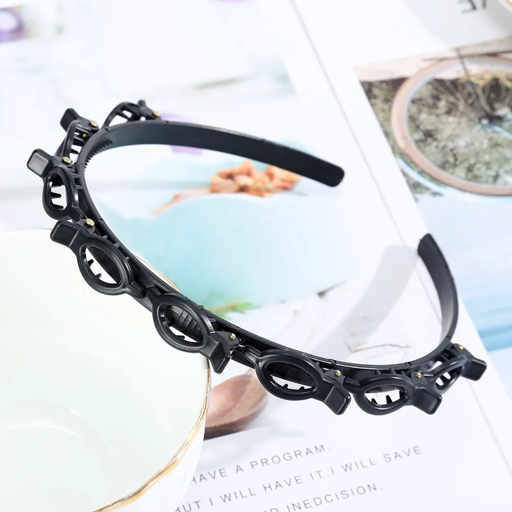 Unisex Alice Hairband Headband Men Women Sports Hair Band Hoop Metal Hoop Double Bangs Hairstyle Hairpin Hair Accessories