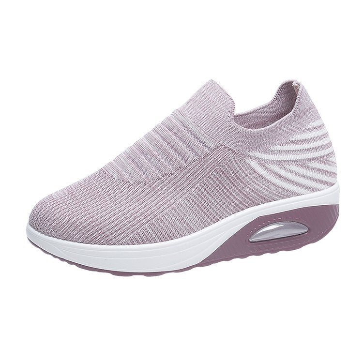 Women's Sneakers, Platform Orthopedic Shoes, Woman Casual Mesh Walking Shoe, Slip Footwear