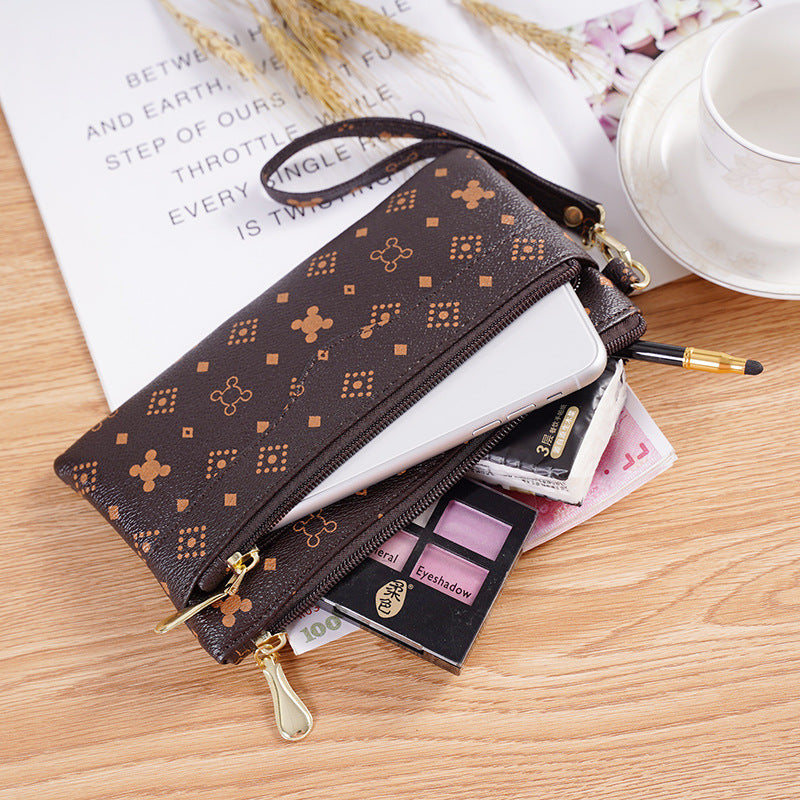 Women's Brand Clutch Purse Ladies Money Wallet for Women's Clutch Bag Slim Female Wallet Card Holder Uneven Wallets Made Leather