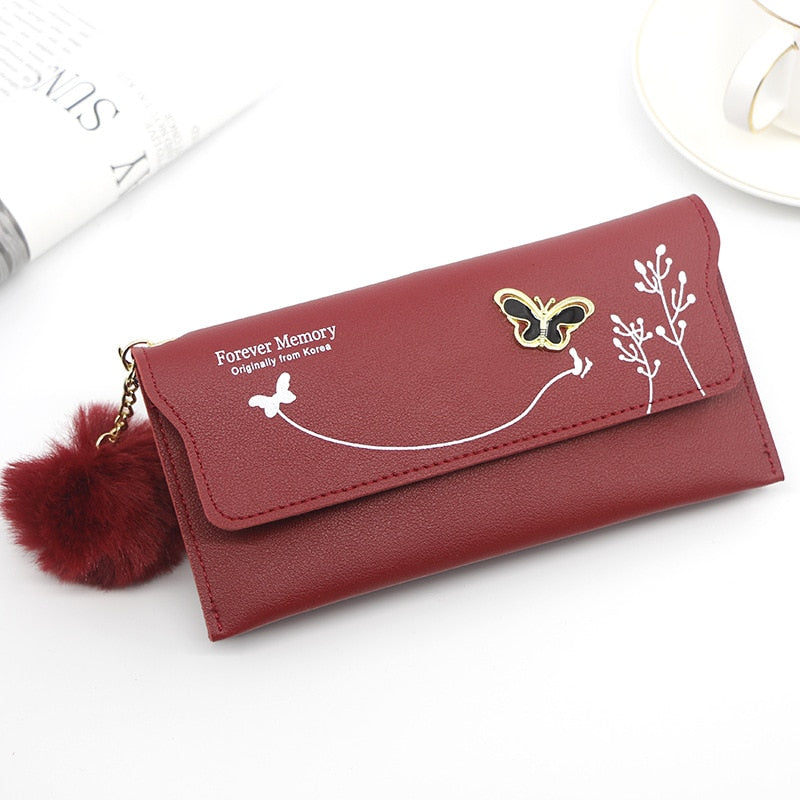 Women's Brand Clutch Purse Ladies Money Wallet for Women's Clutch Bag Slim Female Wallet Card Holder Uneven Wallets Made Leather