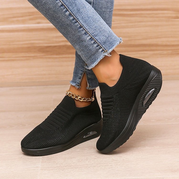 Women's Sneakers, Platform Orthopedic Shoes, Woman Casual Mesh Walking Shoe, Slip Footwear