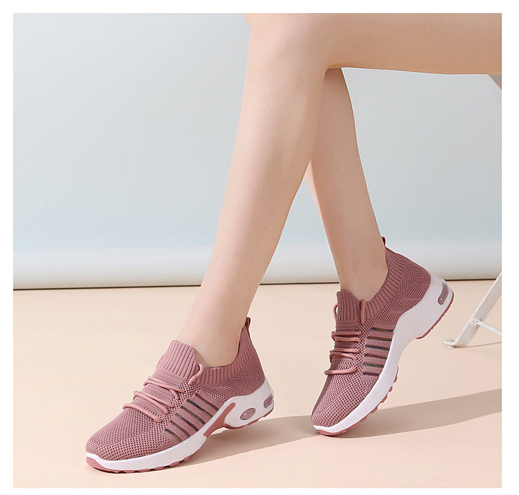 Damen-Sneaker, orthopädische Plateau-Sneaker für Damen, Wanderschuhe für Damen, Freizeitschuhe, Mesh-Komfort, weiche Sohle, Laufschuhe