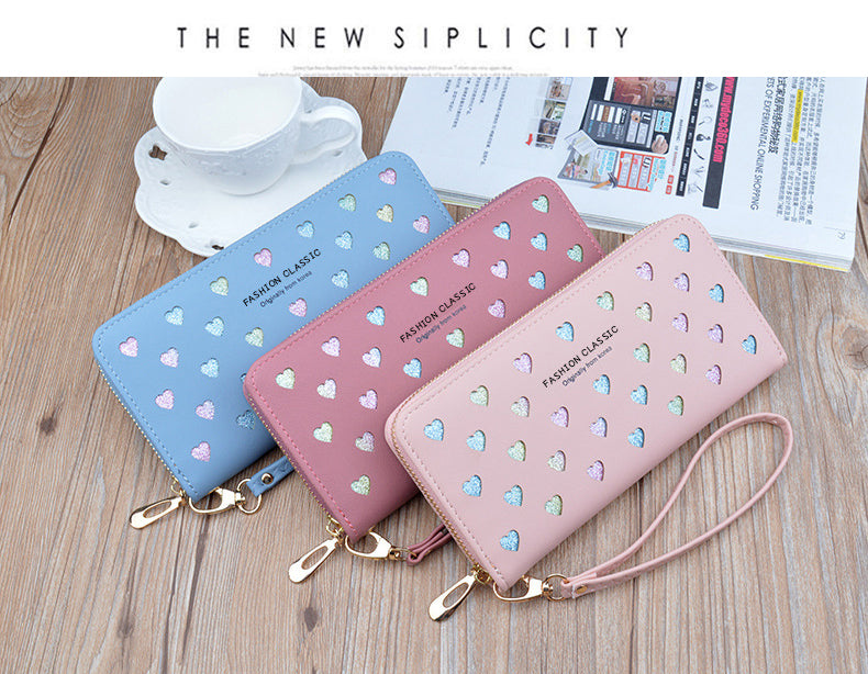 Women's Brand Clutch Purse Ladies Money Wallet for Women's Clutch Bag Slim Female Wallet Card Holder Uneven Wallets Made Leather