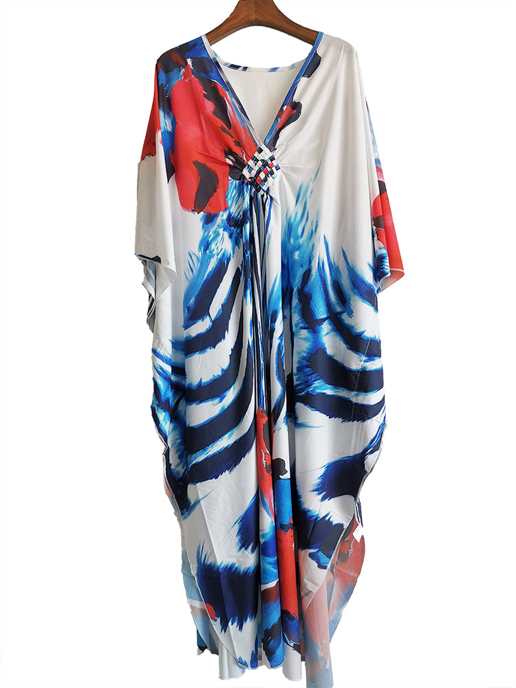 Strand Cover Up Robe Plage Vestido Playa Strand Pareo Badeanzug Cover Up Bademode Badeanzug Frauen Maxi Kleid