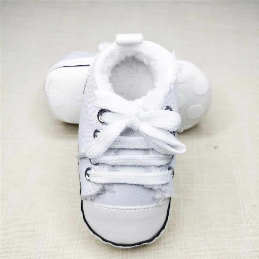 Bébé toile classique baskets nouveau-né sport bébé premiers marcheurs chaussures infantile enfant en bas âge anti-dérapant bébé chaussures