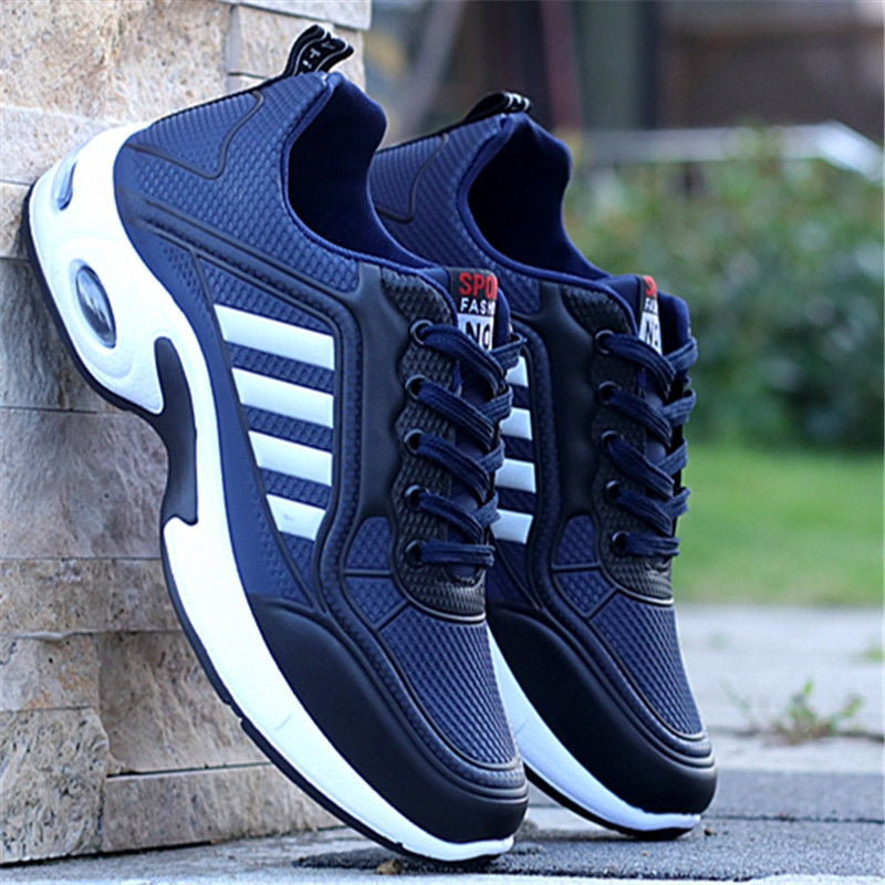 Men Shoes Air Cushion, Sneakers Breathable, Outdoor Walking, Sport Shoes, Lace-up Casual Shoes