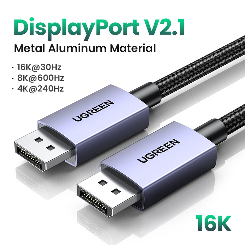 Displayport-Kabel 8K DP1.4 4K 144 Hz, Video-Audio-Kabel, TV, Box, PC, Laptop, Monitor, Videospiel-DP-Kabel, Display-Port