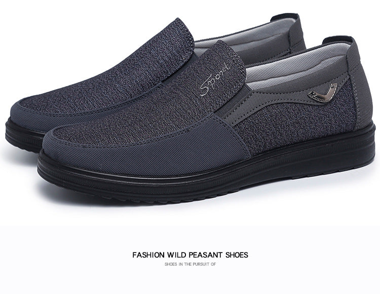 Classic Men Shoes, Men Casual Loafers, Breathable, Walking, Flat, Men Shoes