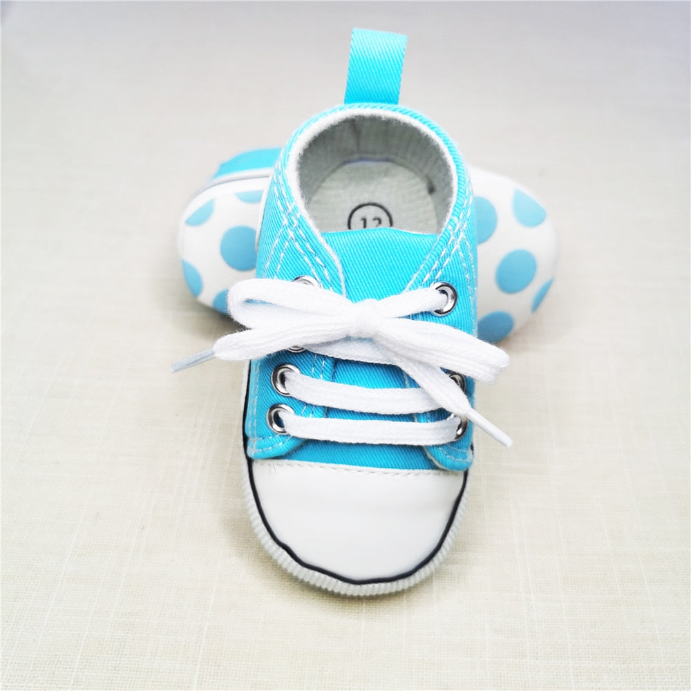 Bébé toile classique baskets nouveau-né sport bébé premiers marcheurs chaussures infantile enfant en bas âge anti-dérapant bébé chaussures