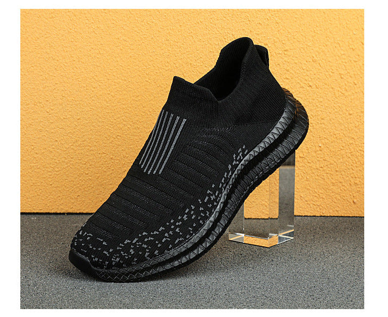 Leichte Herrenschuhe, Turnschuhe, modische Freizeitschuhe für Herren, atmungsaktive Slip-on-Schuhe