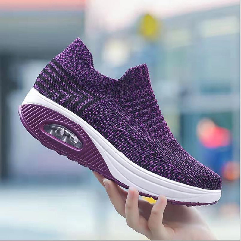 Women's Sneakers, Platform Orthopedic Shoes, Woman Casual Mesh Walking Shoe, Slip Footwear