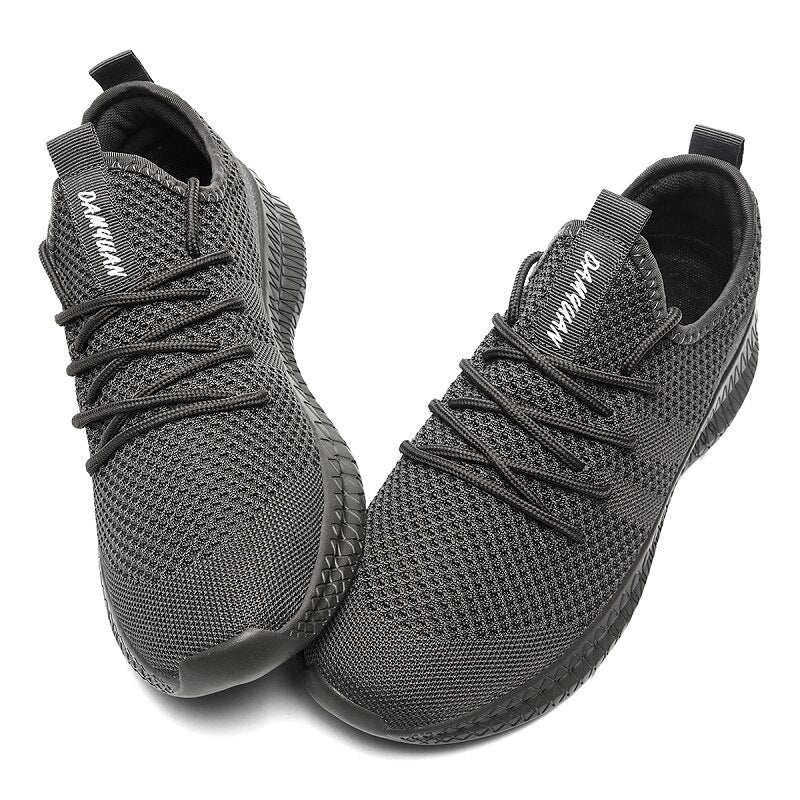 Men's Running Shoes: Lace-up, Lightweight, Comfortable, Breathable Sport Sneakers for Walking and Tennis