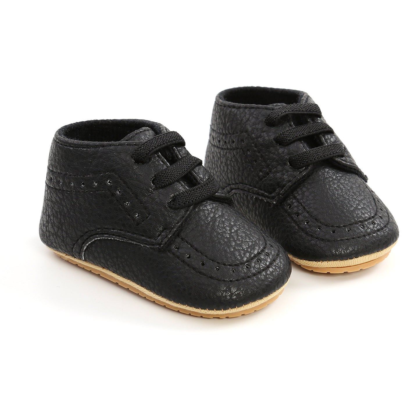 New Baby Shoes Retro Leather Boy Girl Shoes Multicolor Toddler Rubber Sole Anti-slip First Walkers Infant Newborn Moccasins