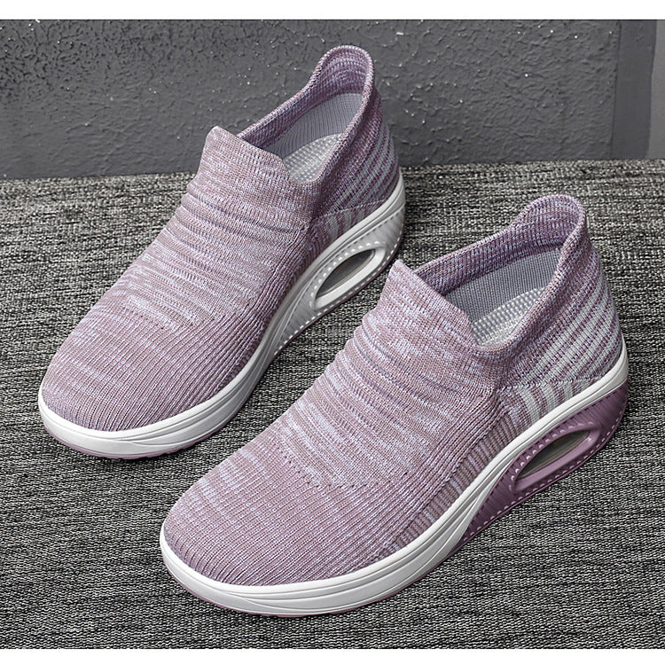 Women's Sneakers, Platform Orthopedic Shoes, Woman Casual Mesh Walking Shoe, Slip Footwear