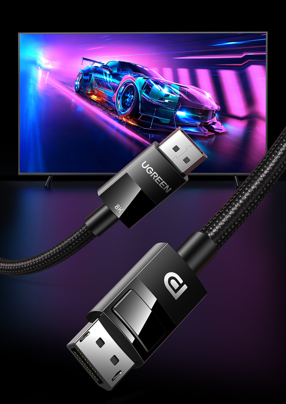 Displayport-Kabel 8K DP1.4 4K 144 Hz, Video-Audio-Kabel, TV, Box, PC, Laptop, Monitor, Videospiel-DP-Kabel, Display-Port