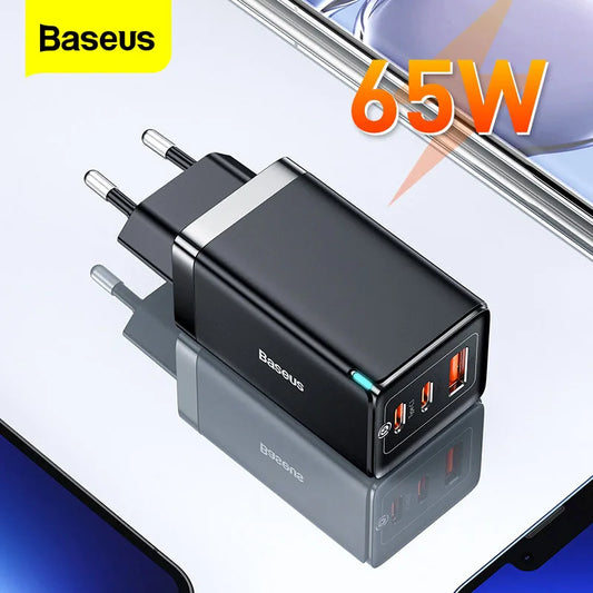 65W USB-C Quick Charge 4.0, QC 3.0, QC PD USB Type C, Fast Charging Charger