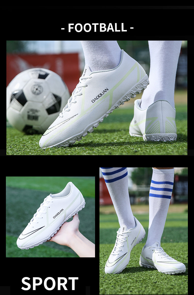 Chaussures de Football de qualité en gros C.Ronaldo chaussures de Football Assassin Chuteira Campo TF/AG chaussures de Football chaussures d'entraînement de Futsal