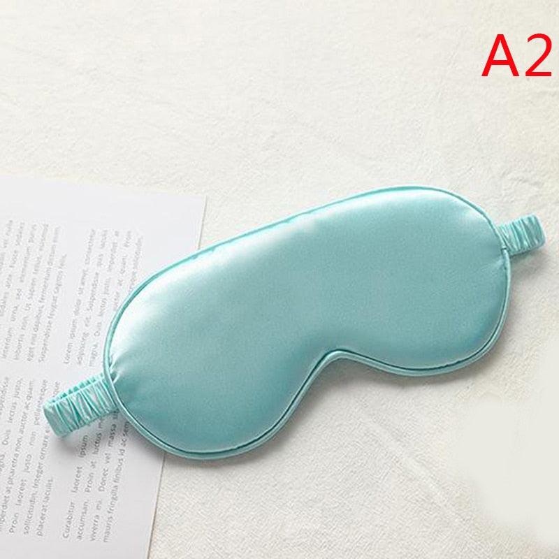 Eyeshade Sleeping Eye Mask Cover Eyepatch Bandeau Solide Portable New Rest Relax Eye Shade Cover Soft Pad