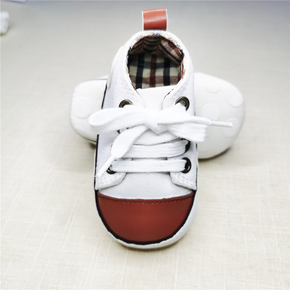 Baby Canvas Classic Sneakers Newborn Sports Baby First Walkers Shoes Infant Toddler Anti-slip Baby Shoes