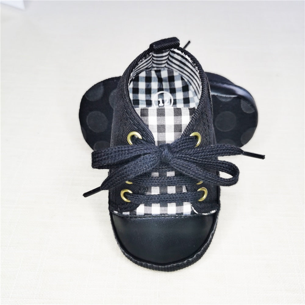 Bébé toile classique baskets nouveau-né sport bébé premiers marcheurs chaussures infantile enfant en bas âge anti-dérapant bébé chaussures