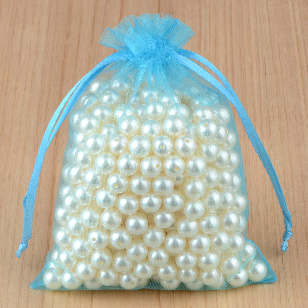 100pcs couleurs sac d'emballage de bijoux, stockage de cadeaux mariage en gros