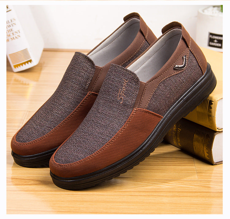 Classic Men Shoes, Men Casual Loafers, Breathable, Walking, Flat, Men Shoes