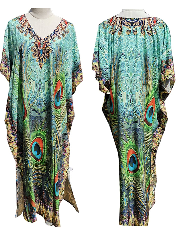 Strand Cover Up Robe Plage Vestido Playa Strand Pareo Badeanzug Cover Up Bademode Badeanzug Frauen Maxi Kleid