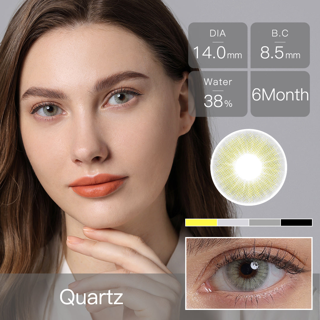 Natural Color Lens Eyes 1Pair Color Contact Lenses For Eyes, Beauty Contact Lenses Eye Cosmetic Color Lens Eyes