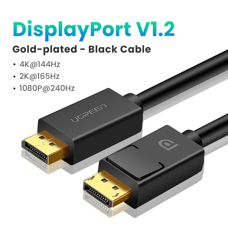 Câble Displayport 8K DP1.4 4K 144Hz, câble vidéo - audio, TV, Box, PC, ordinateur portable, moniteur, câble DP de jeu vidéo, Display Port