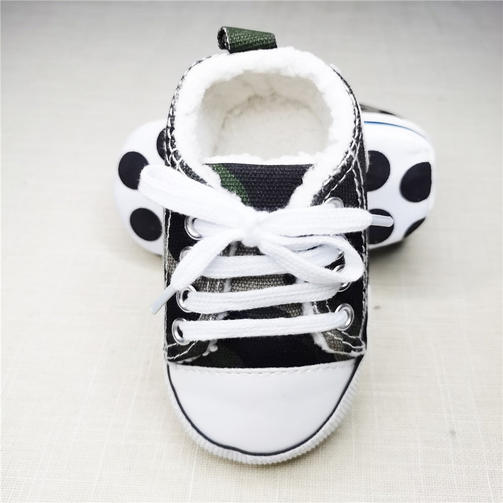 Baby Canvas Classic Sneakers Newborn Sports Baby First Walkers Shoes Infant Toddler Anti-slip Baby Shoes