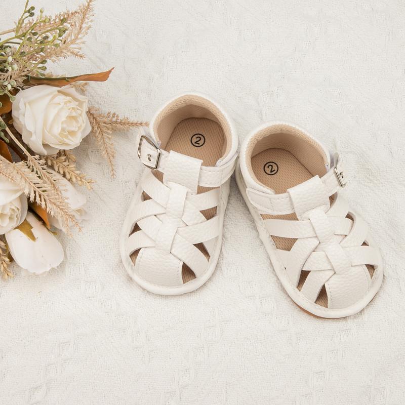 Baby Summer Sandals: Rubber Sole, Non-Slip Infant Shoes for Boys and Girls, Perfect for Toddler First Walkers and Newborns